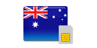 SIM Card 3 Go Roam Australia New Zealand 12GB